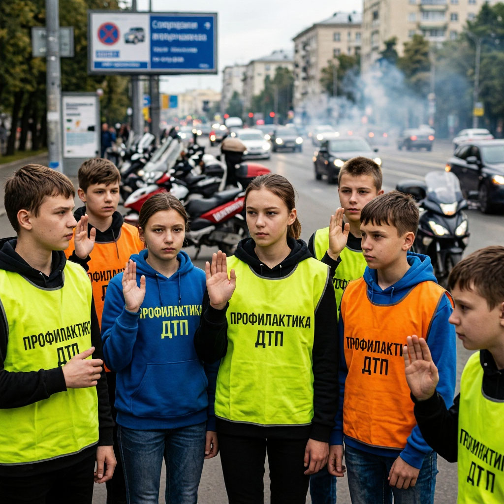 Профилактика ДТП с несовершеннолетними на мотоциклах.